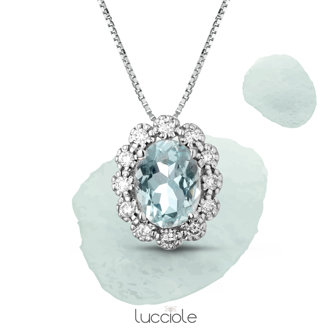 Collana Kate Acqua Marina LUCCIOLE