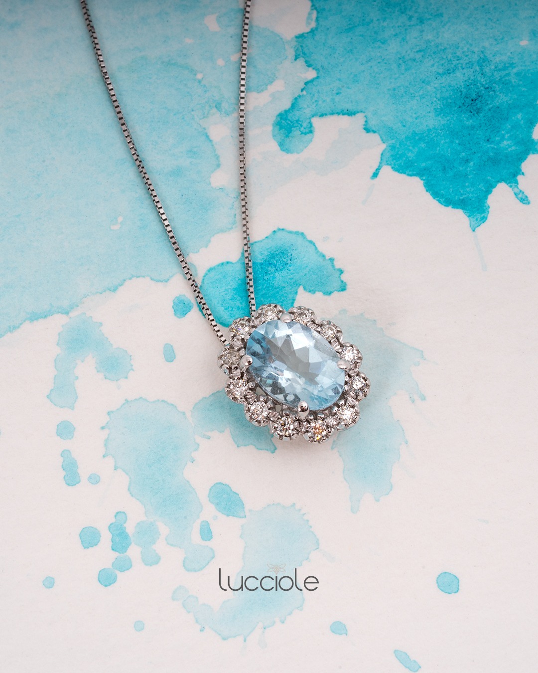 Collana Kate Acqua Marina LUCCIOLE - immagine 2
