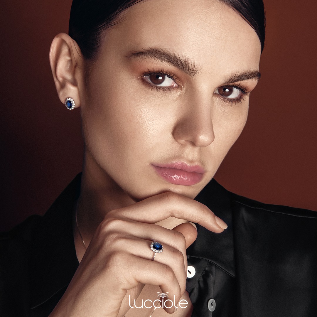 Anello Kate Zaffiro LUCCIOLE - immagine 2