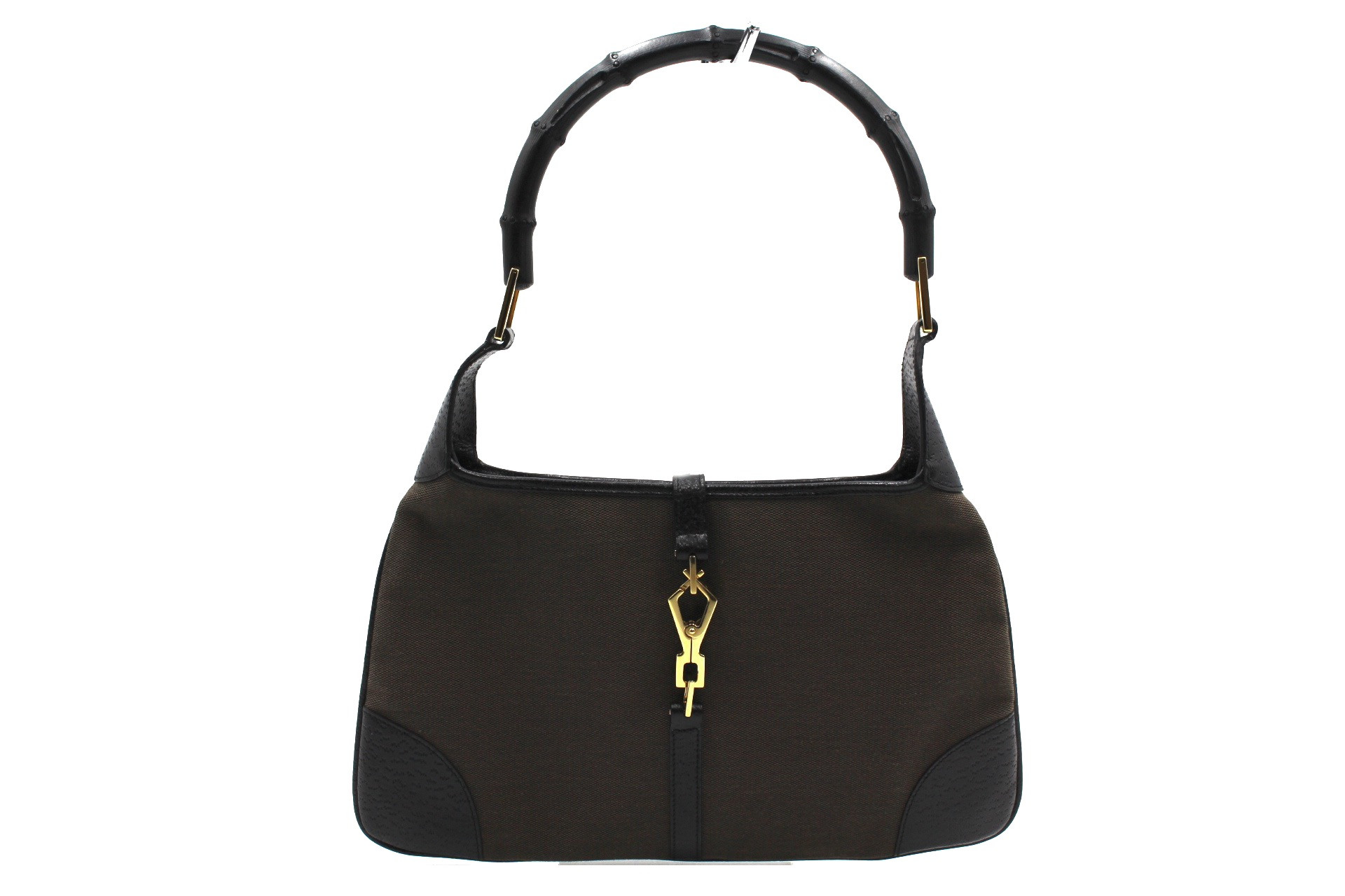 Gucci Jackie Tela Marrone - immagine 5