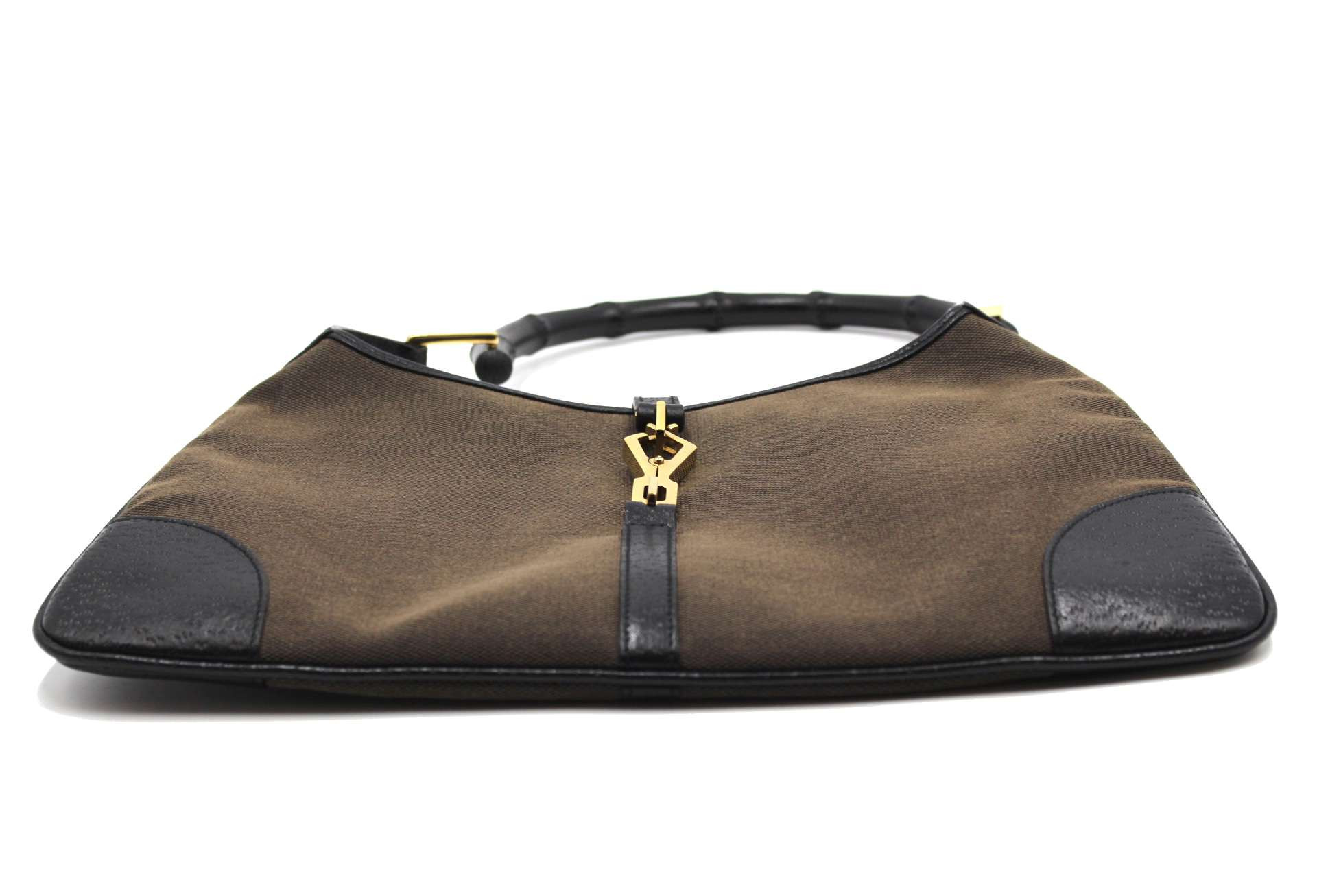 Gucci Jackie Tela Marrone - immagine 7