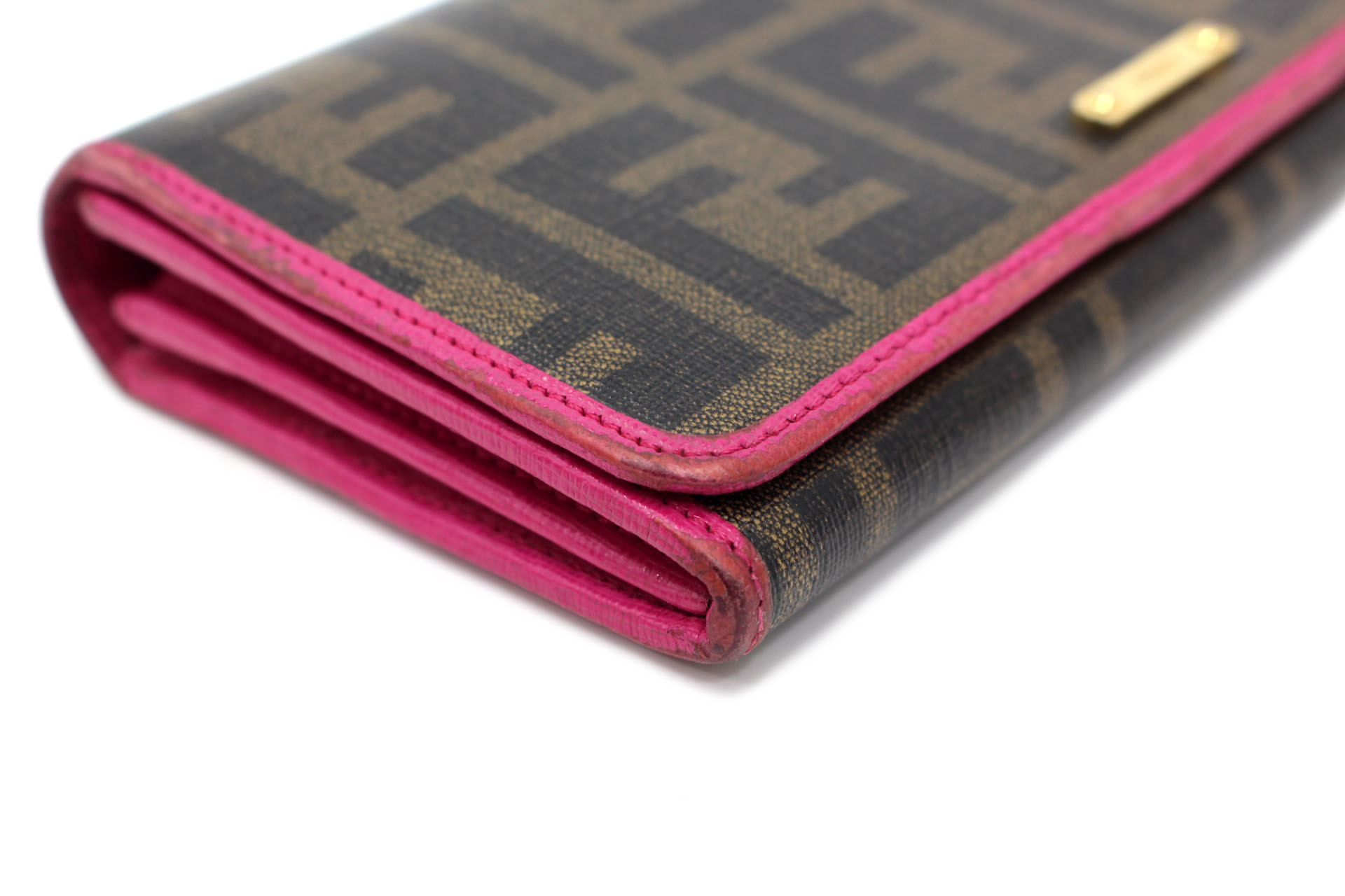 Fendi Portafoglio Zucca Marrone - immagine 3