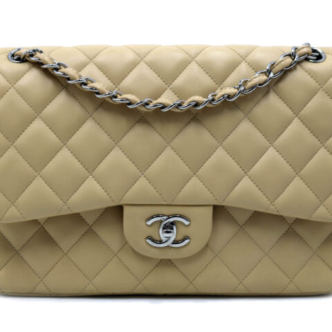 Chanel Timeless Jumbo Pelle Beige