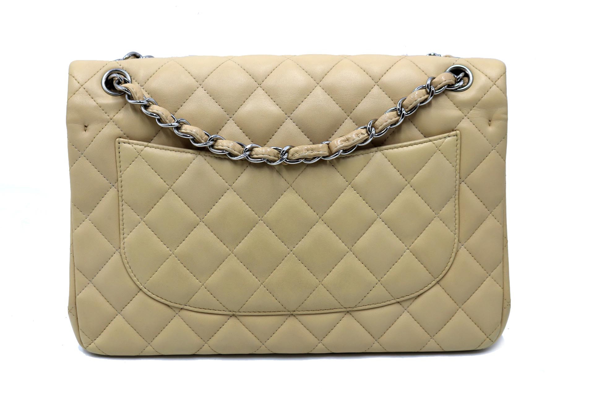 Chanel Timeless Jumbo Pelle Beige - immagine 2