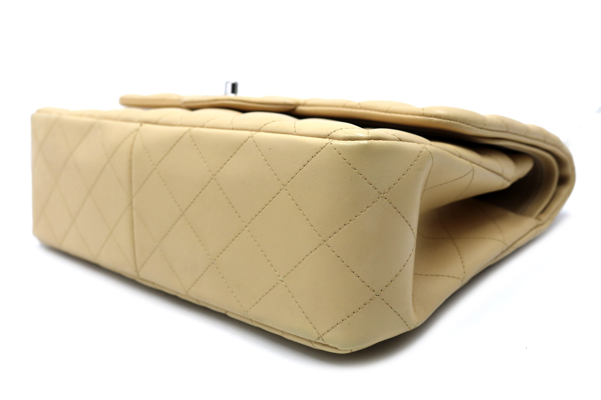 Chanel Timeless Jumbo Pelle Beige - immagine 6