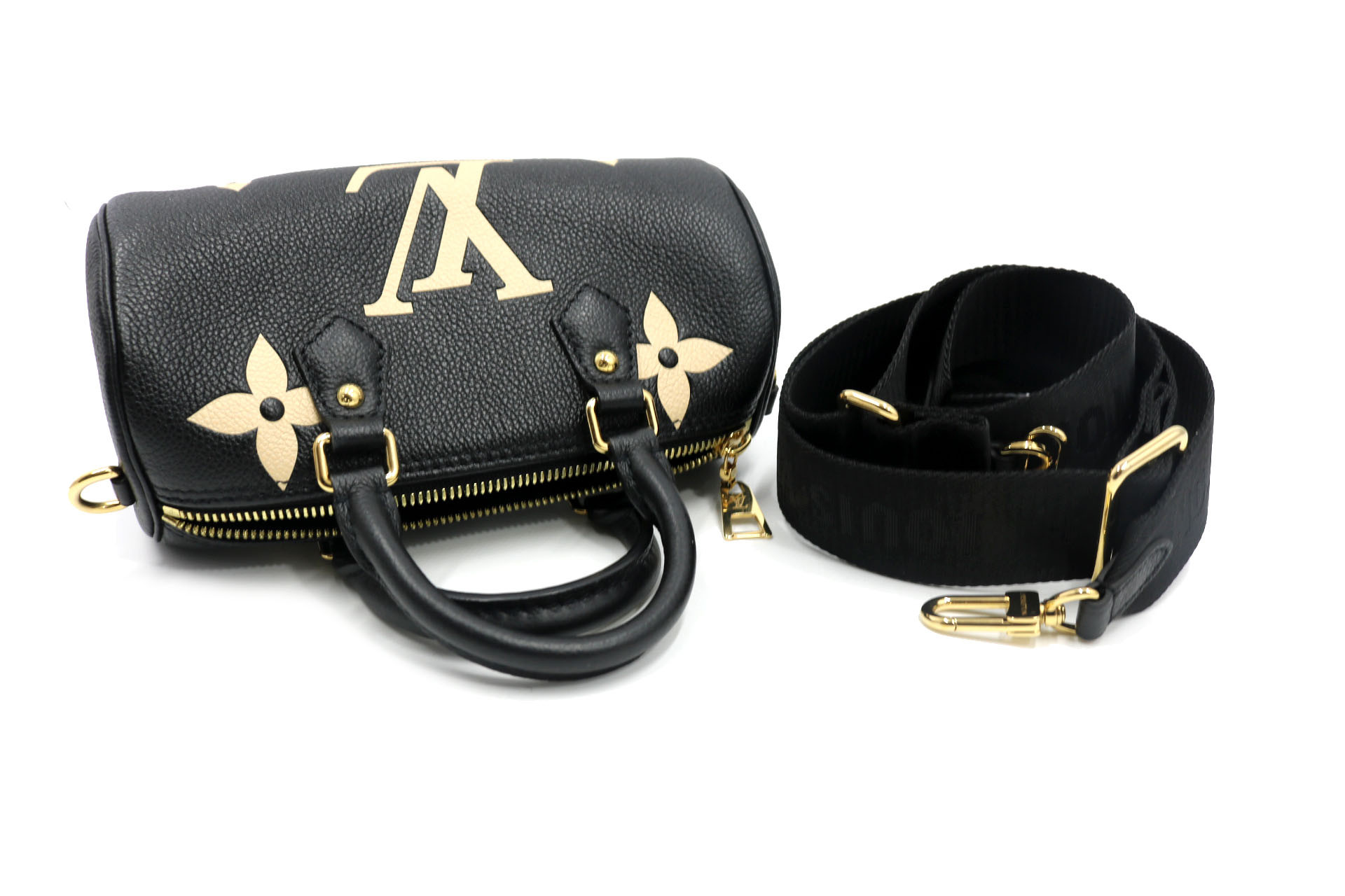 Louis Vuitton Papillon BB Pelle Empreinte Bicolor - immagine 3