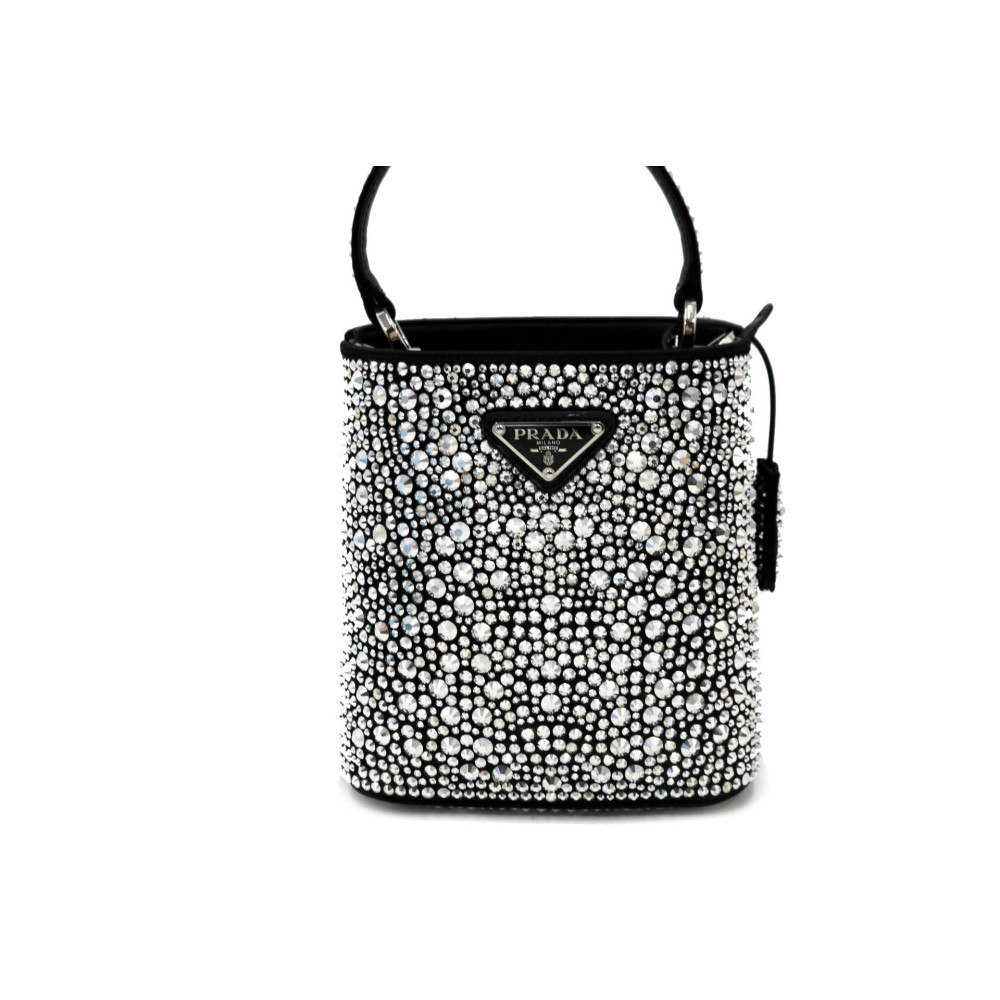 Prada Panier Raso con Cristalli - Crystal