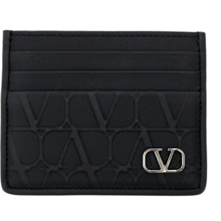 Valentino Portacarte Pelle Nera