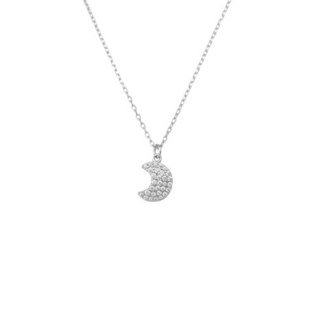Collana charm luna Arg.925