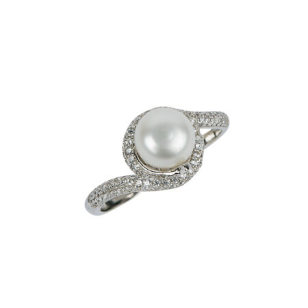 Anello con perla Arg.925