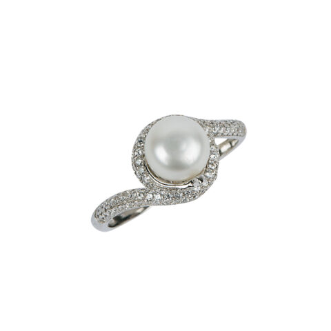 Anello con perla