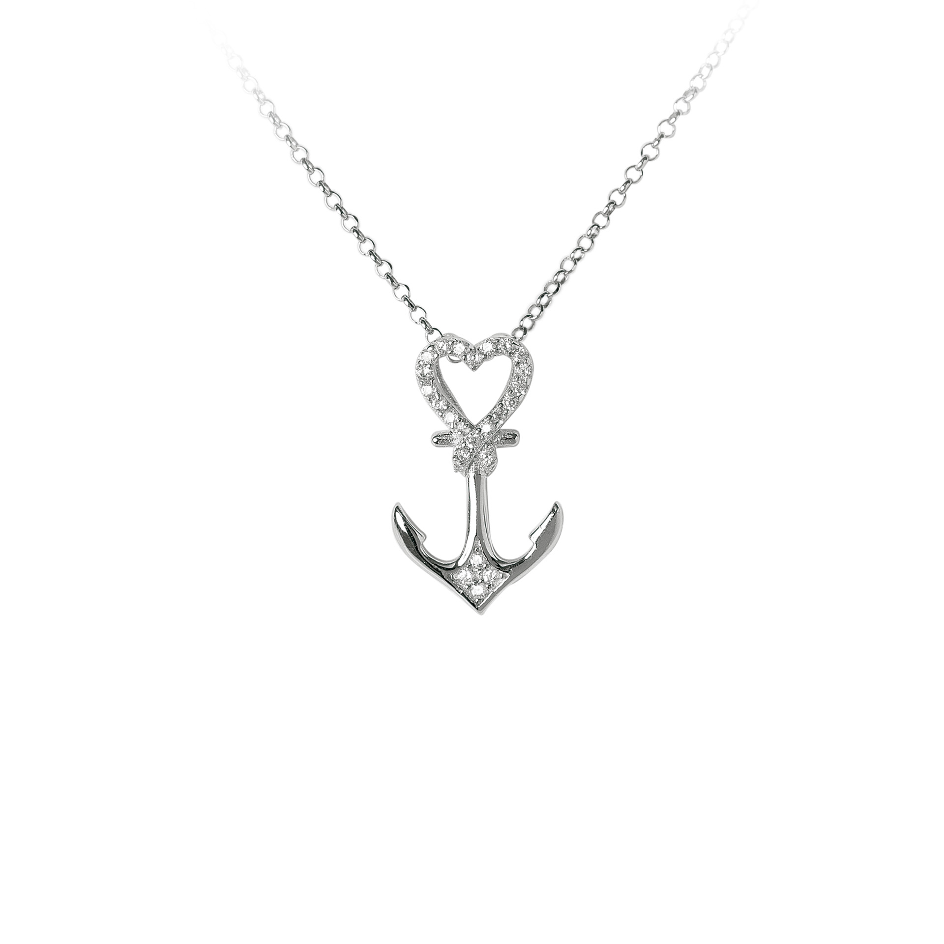 Collana charm ancora