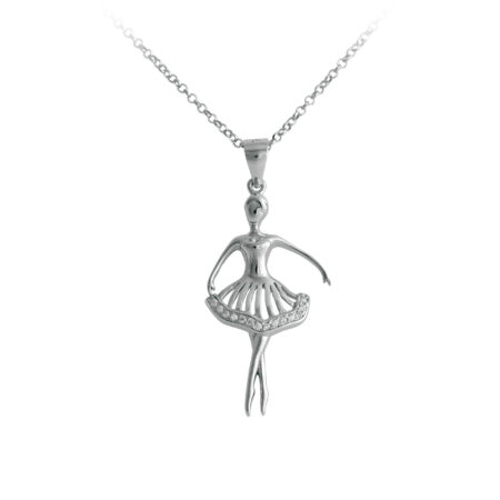 Collana charm ballerina Arg.925