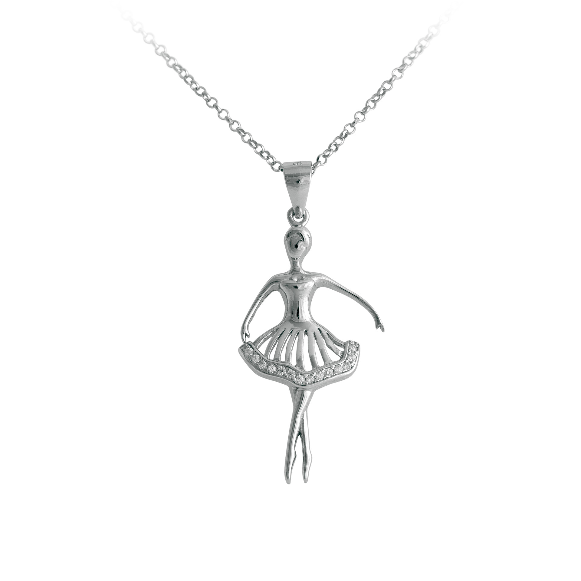 Collana charm ballerina