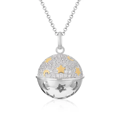COLLANA CHIAMA ANGELI STELLA E LUNA