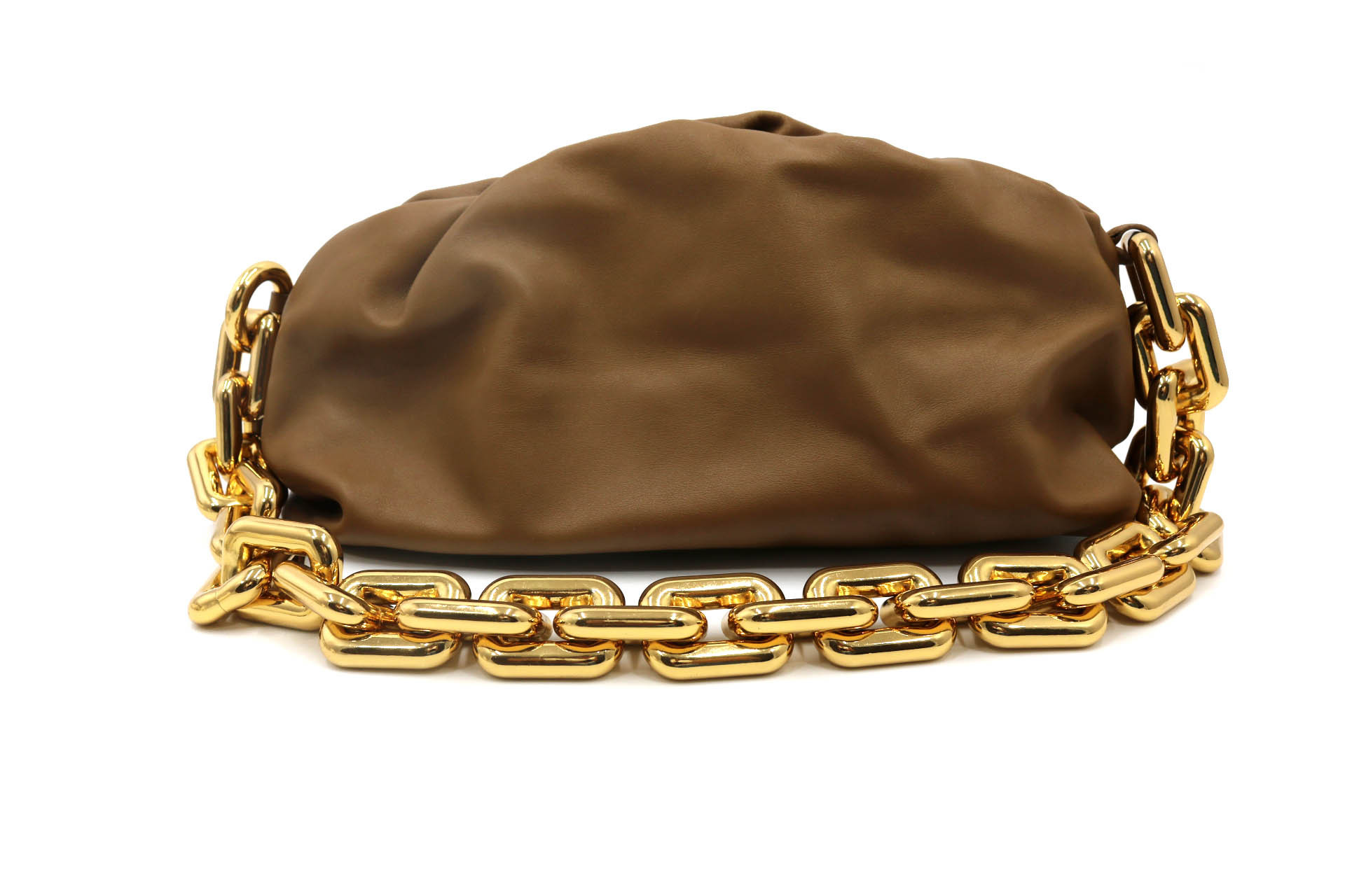 Bottega Veneta Chain Pouch Pelle Marrone - immagine 2