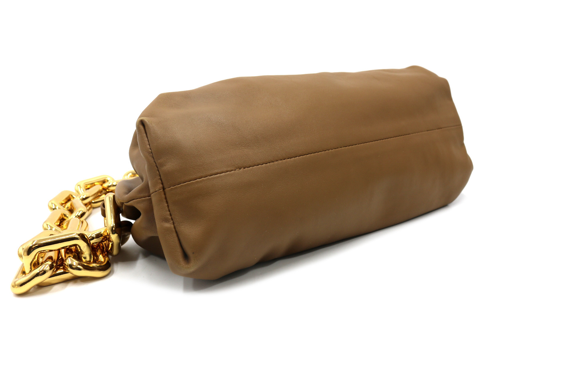 Bottega Veneta Chain Pouch Pelle Marrone - immagine 5