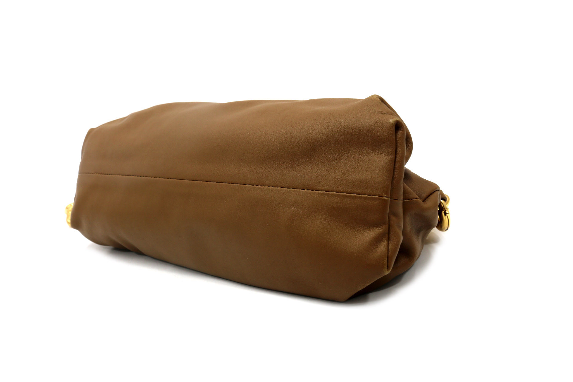 Bottega Veneta Chain Pouch Pelle Marrone - immagine 6