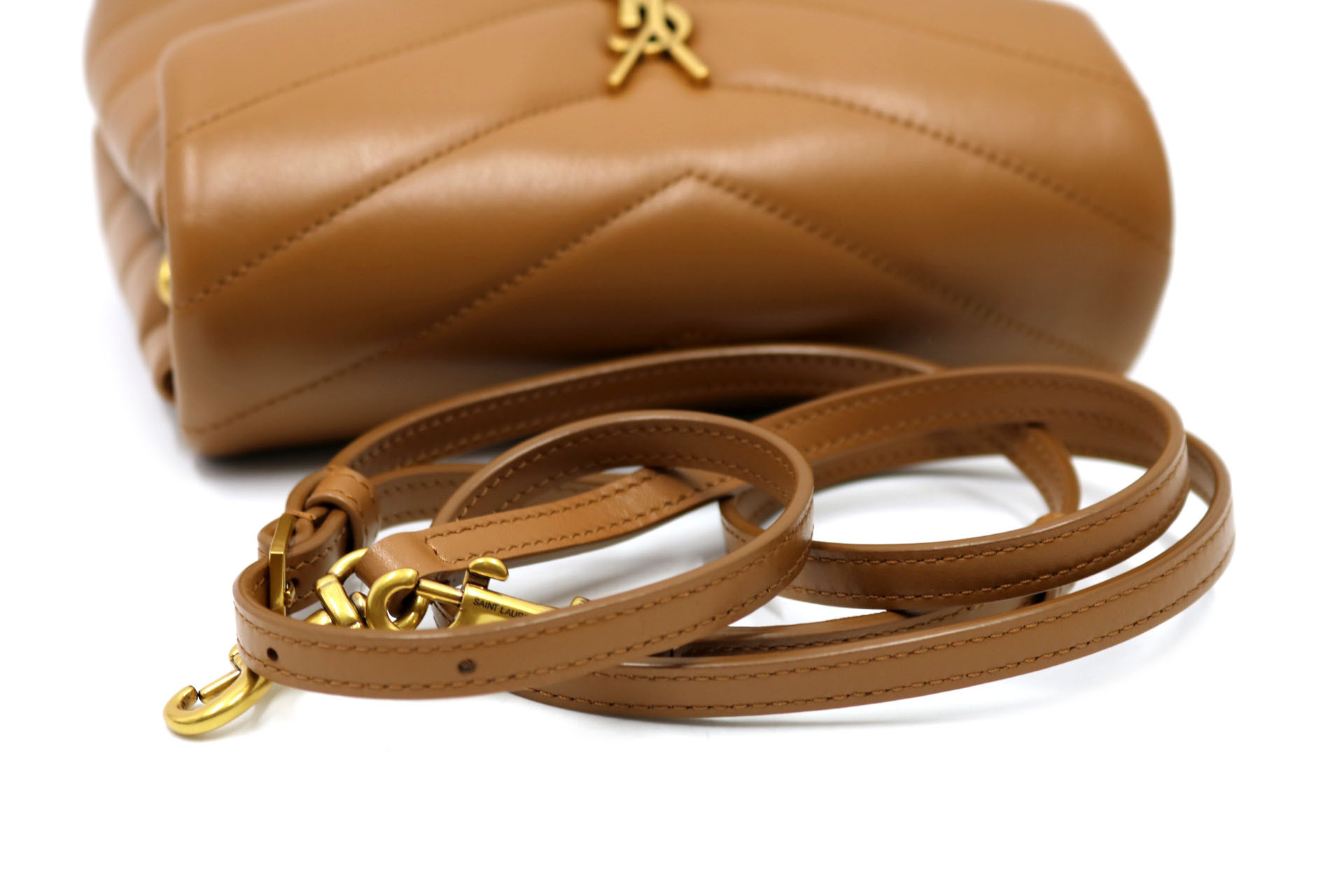 Saint Laurent LouLou Toy Pelle Marrone - immagine 3