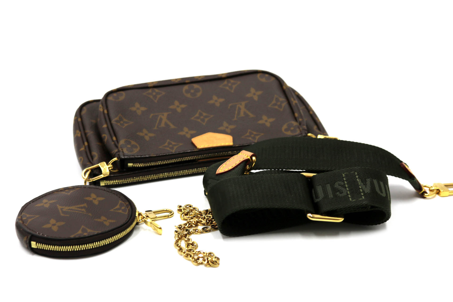 Louis Vuitton MultiPochette Accessoires Kaki Monogram - immagine 3