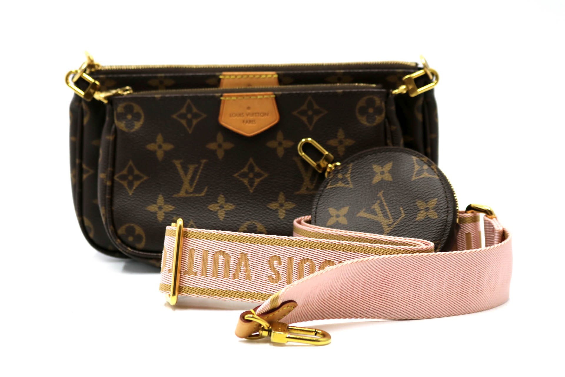 Louis Vuitton MultiPochette Accessoires Monogram Rose Clair