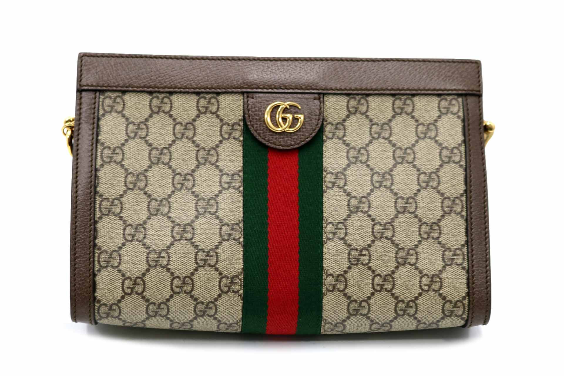 Gucci Borsa a Spalla Ophidia Misura Media GG Beige
