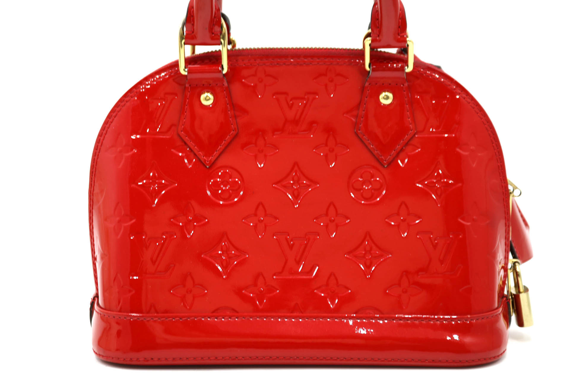 Louis Vuitton Alma BB Vernis Rossa