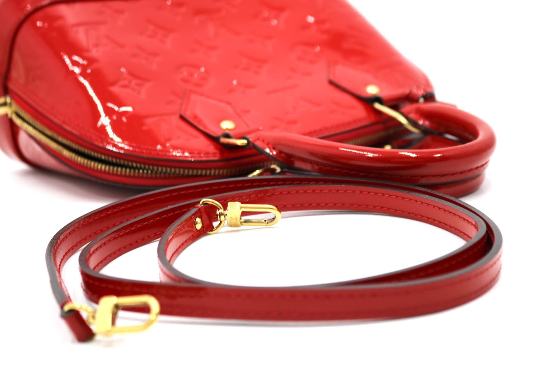 Louis Vuitton Alma BB Vernis Rossa - immagine 4