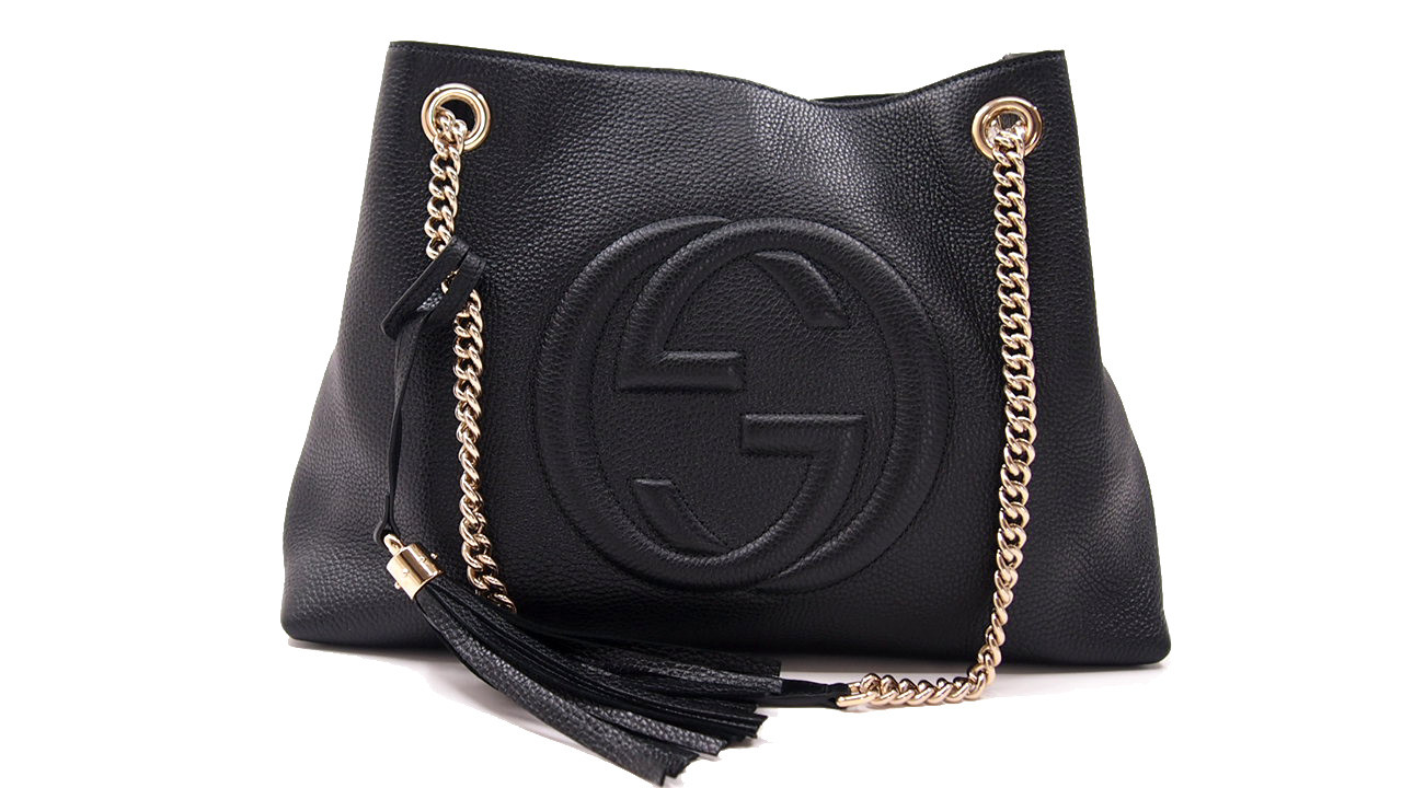 Gucci Soho Shopping Pelle Nera - immagine 2