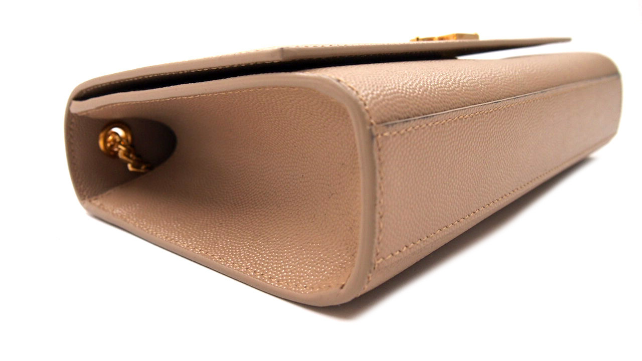 Saint Laurent Kate Medium Pelle Grain De Poudre Dark Beige - immagine 5