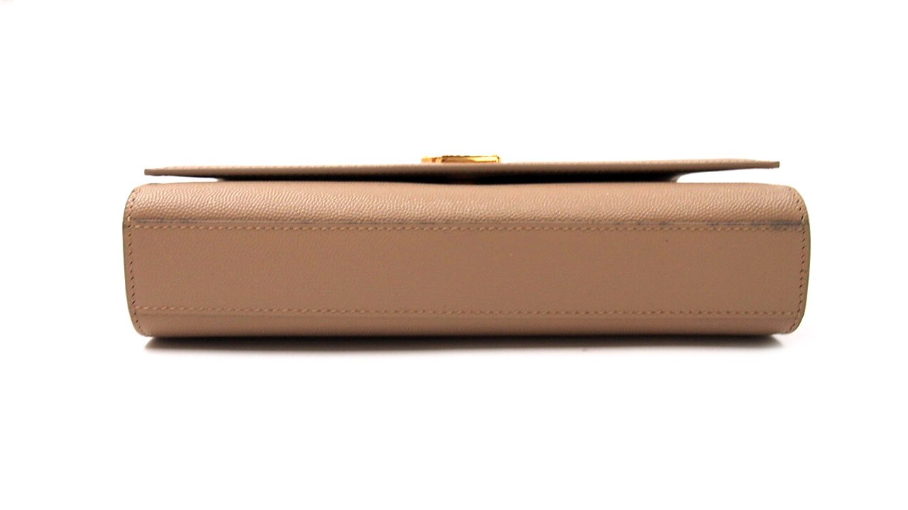 Saint Laurent Kate Medium Pelle Grain De Poudre Dark Beige - immagine 4