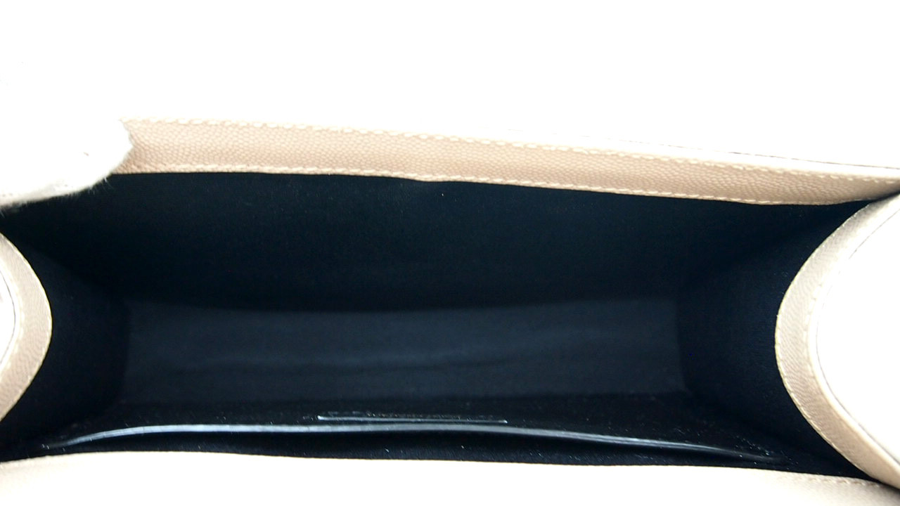 Saint Laurent Kate Medium Pelle Grain De Poudre Dark Beige - immagine 7