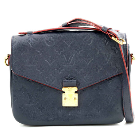 Louis Vuitton Pochette Metis Pelle Monogram Empreinte Blu