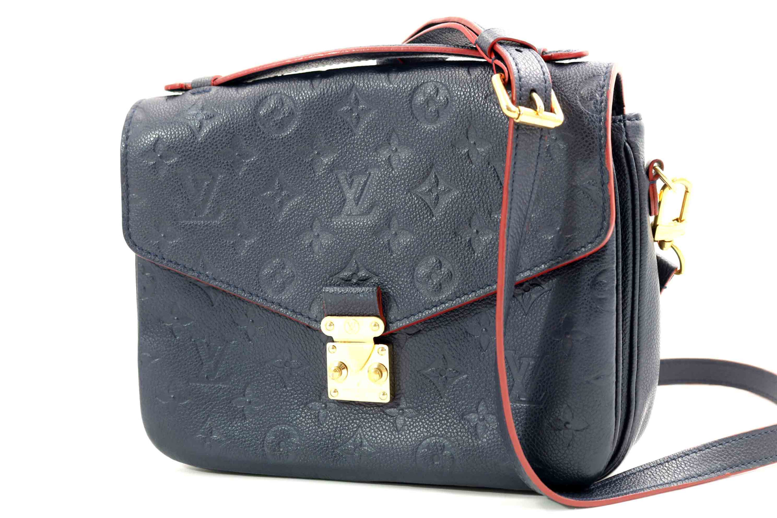 Louis Vuitton Pochette Metis Pelle Monogram Empreinte Blu - immagine 3