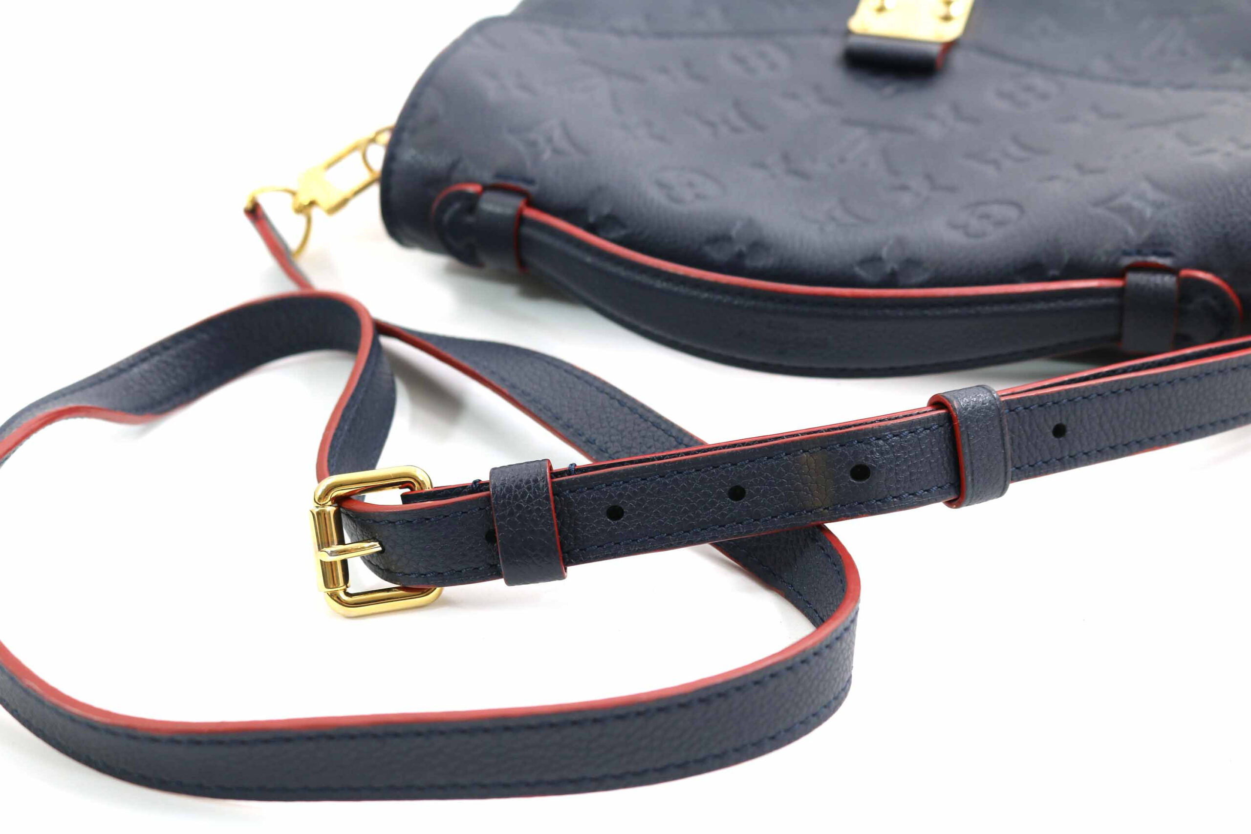 Louis Vuitton Pochette Metis Pelle Monogram Empreinte Blu - immagine 4