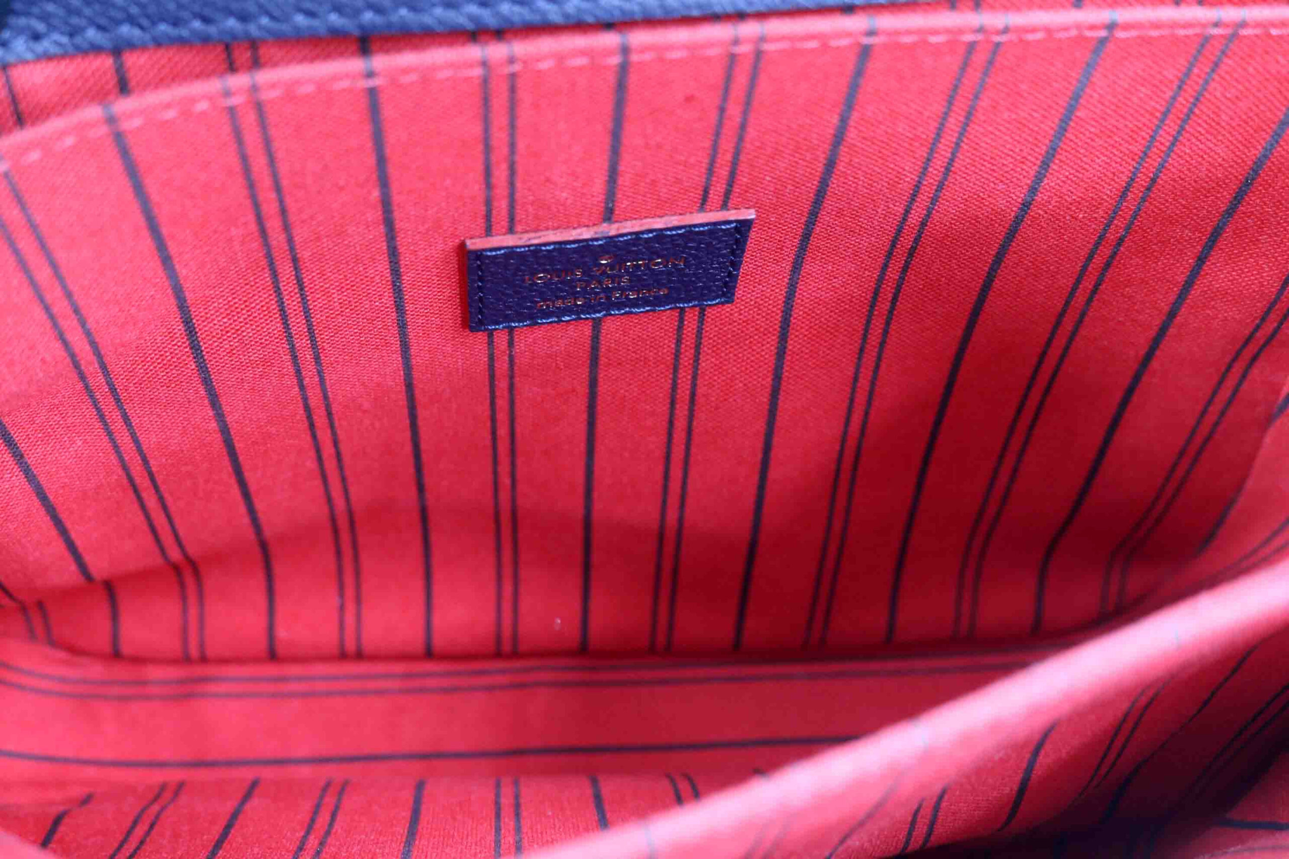 Louis Vuitton Pochette Metis Pelle Monogram Empreinte Blu - immagine 8
