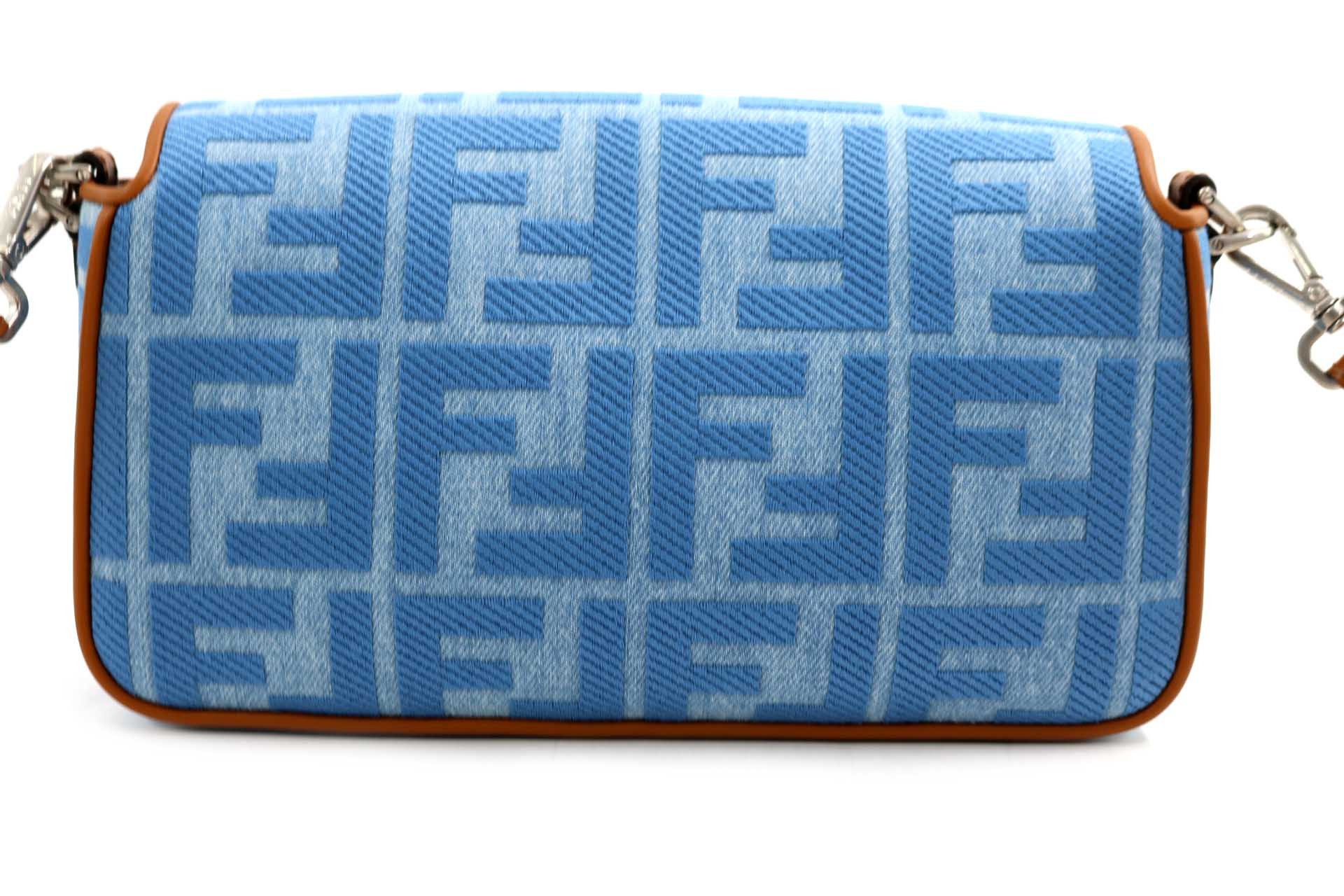 Fendi Baguette Denim Azzurro - immagine 3