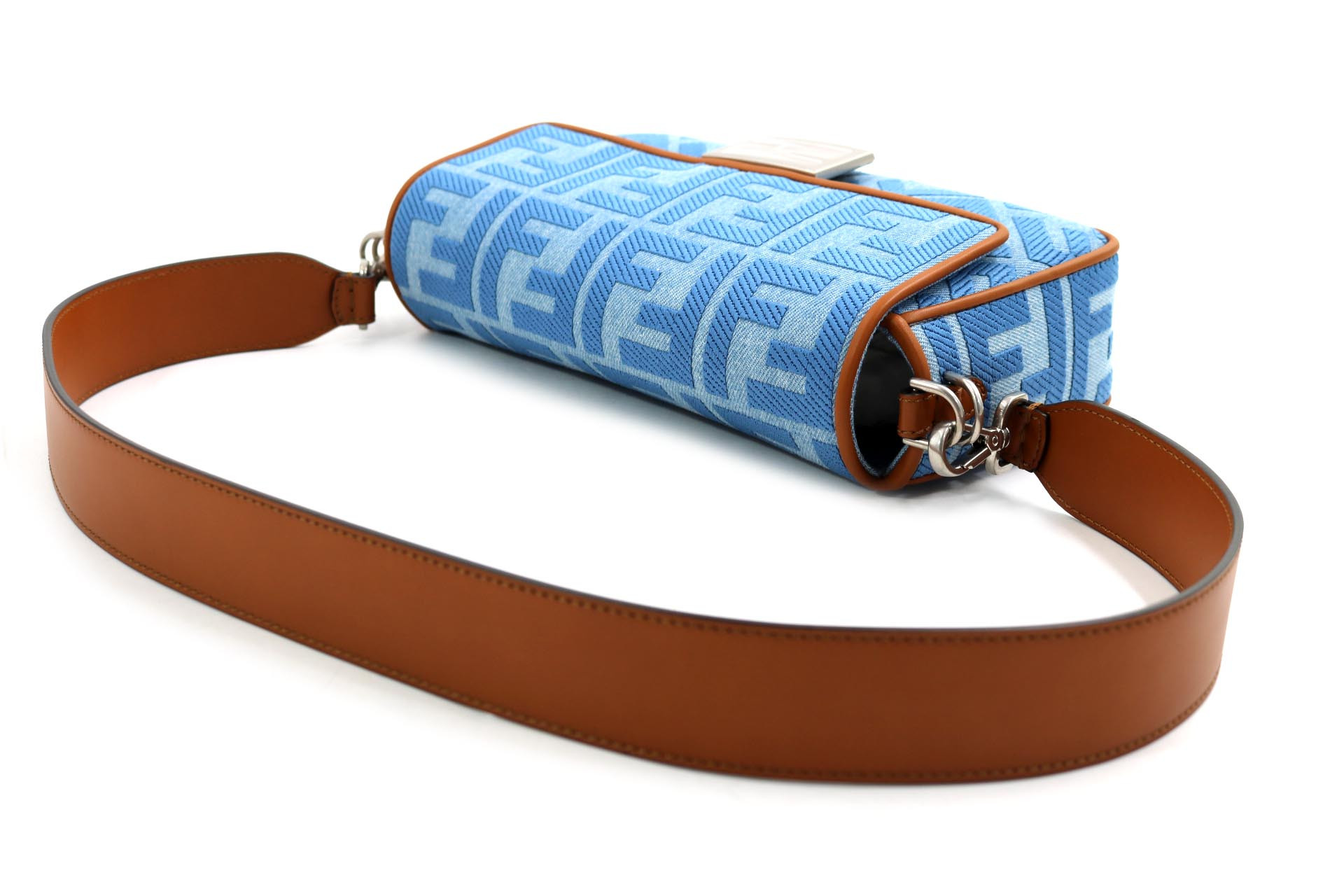 Fendi Baguette Denim Azzurro - immagine 4