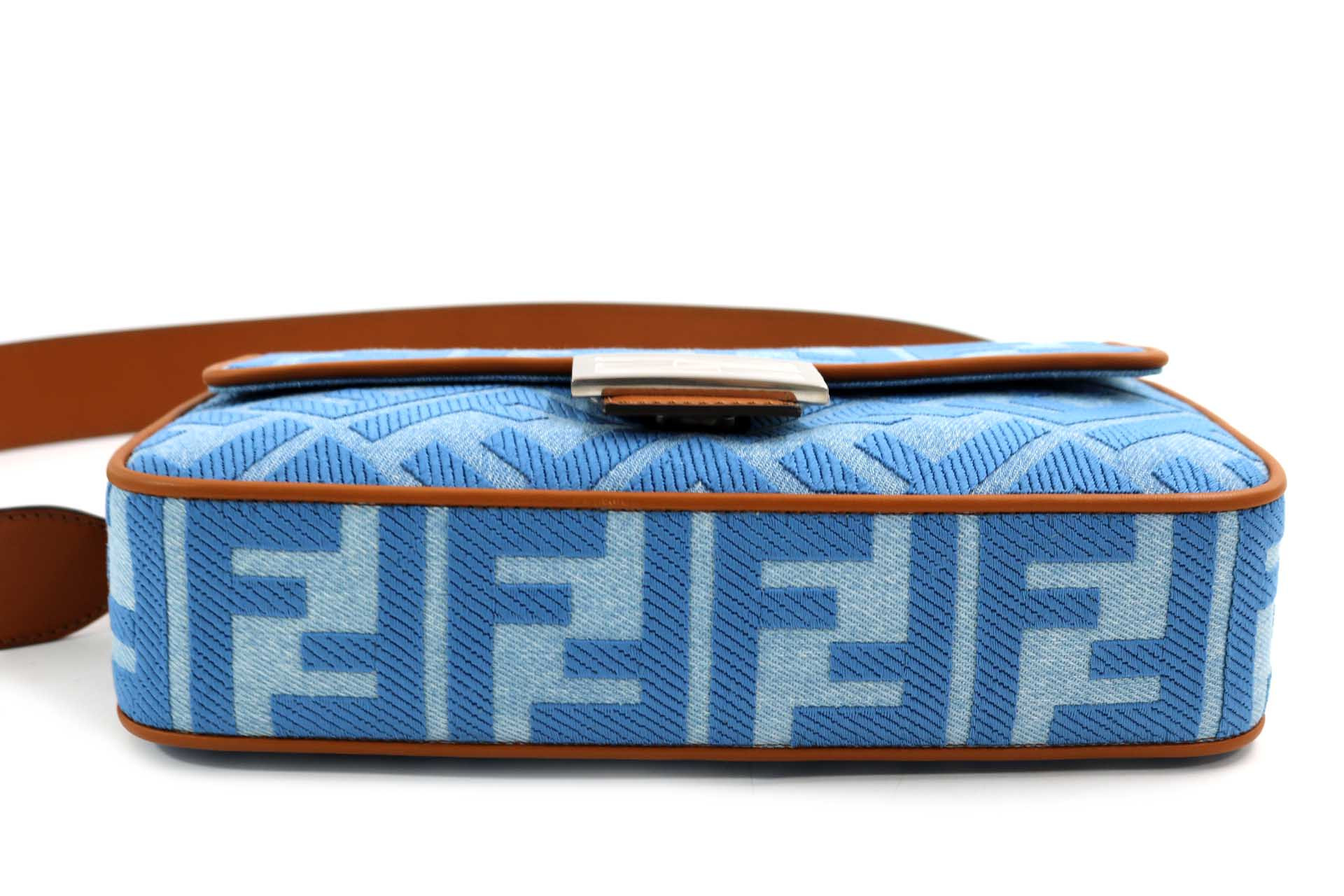 Fendi Baguette Denim Azzurro - immagine 5