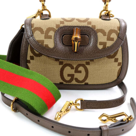 Gucci Bamboo 1947 Jumbo Beige