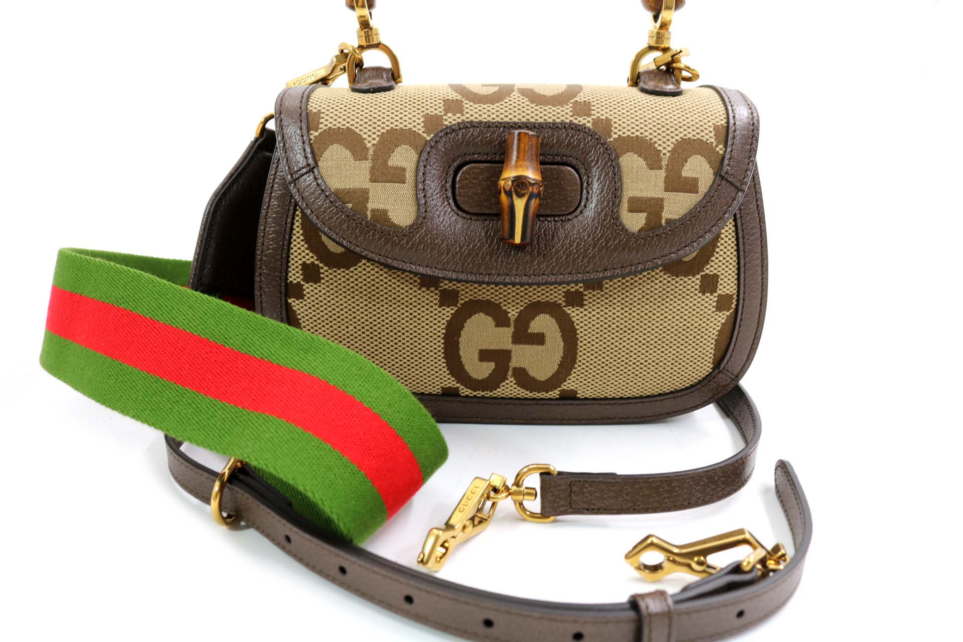 Gucci Bamboo 1947 Jumbo Beige