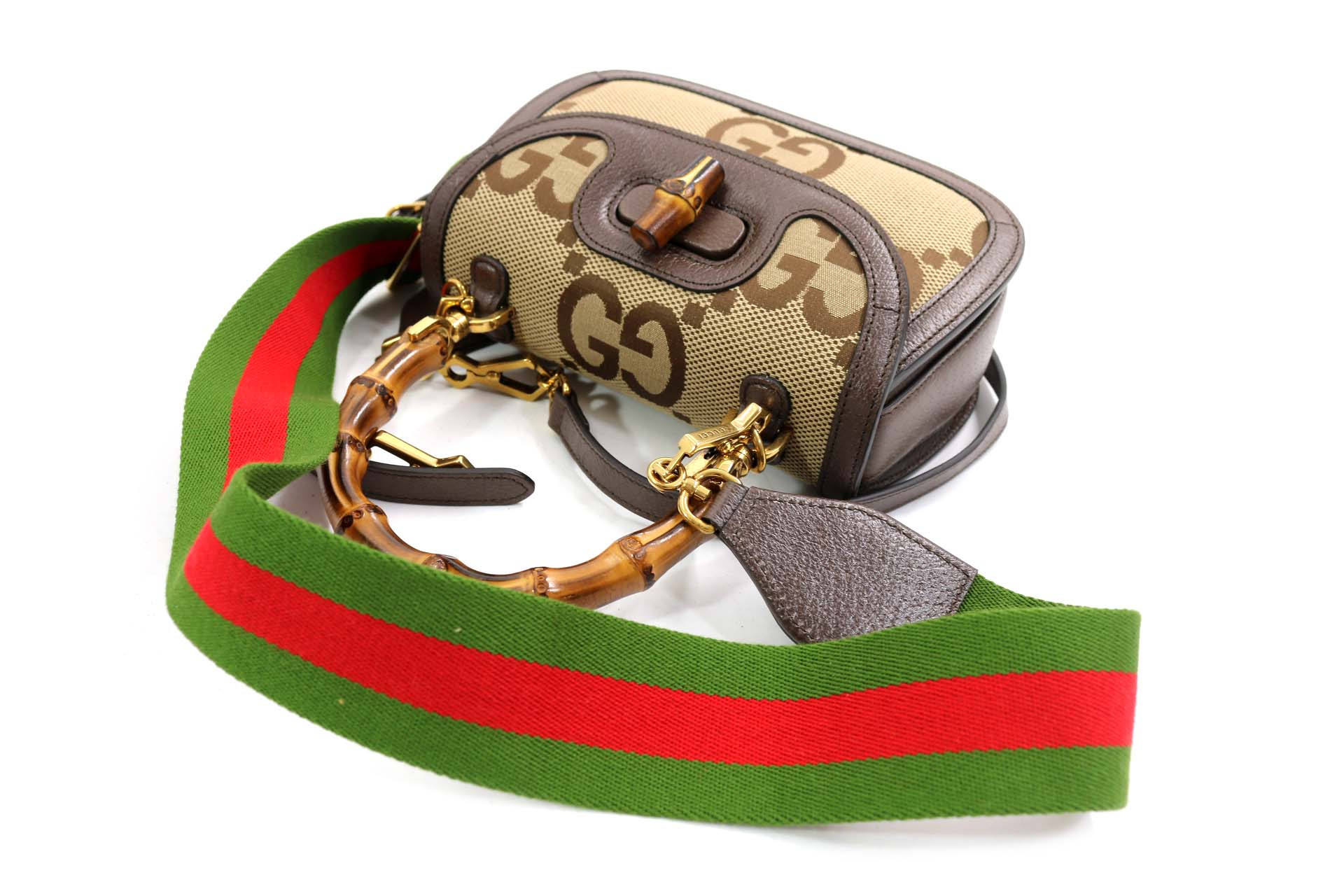 Gucci Bamboo 1947 Jumbo Beige - immagine 4