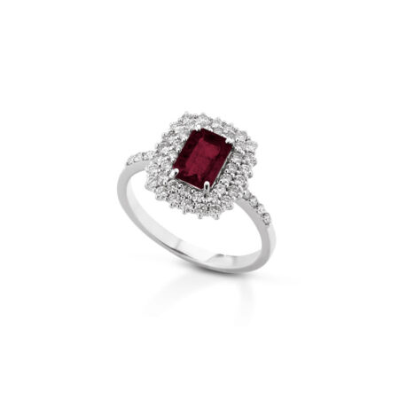 Anello Rubino Prisma