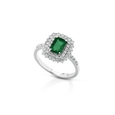 Anello Smeraldo Prisma