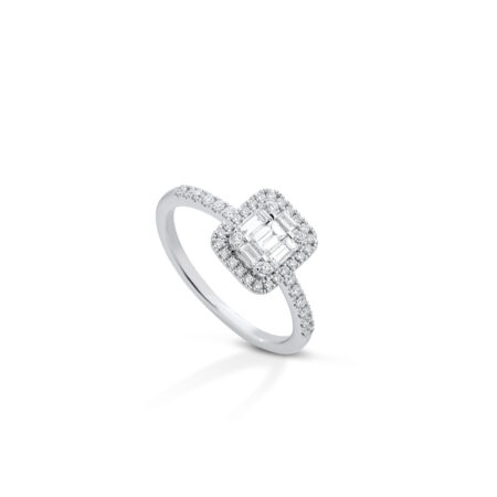Anello Solitario Aura 0,50ct 18kt