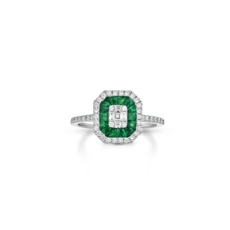 Anello Smeraldo Incanto 18kt