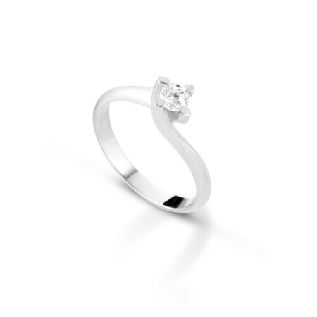 Anello Solitario Valentino Tradizionale 18kt