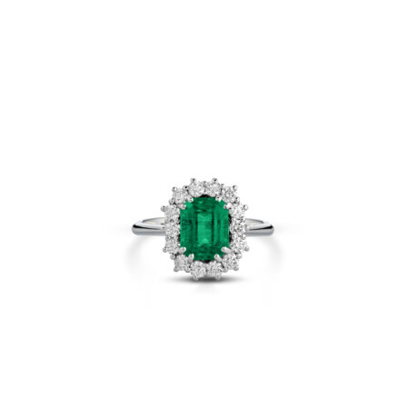 Anello Smeraldo Alma 18kt