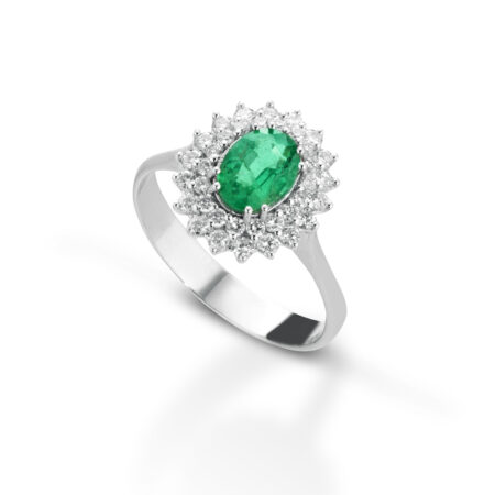 Anello Smeraldo Imperial 18kt