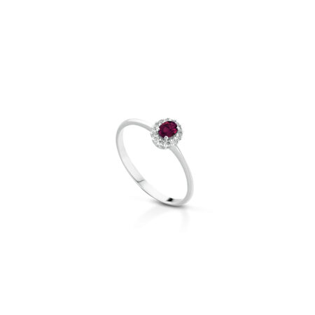 Anello Rubino Principessa